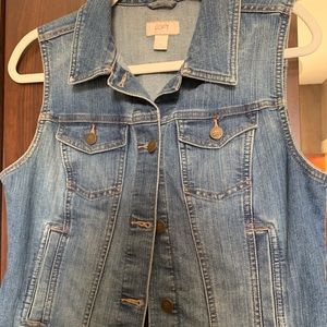 Loft denim vest
